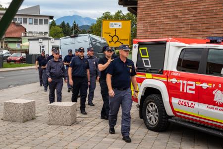 Prihod ravenskih gasilcev